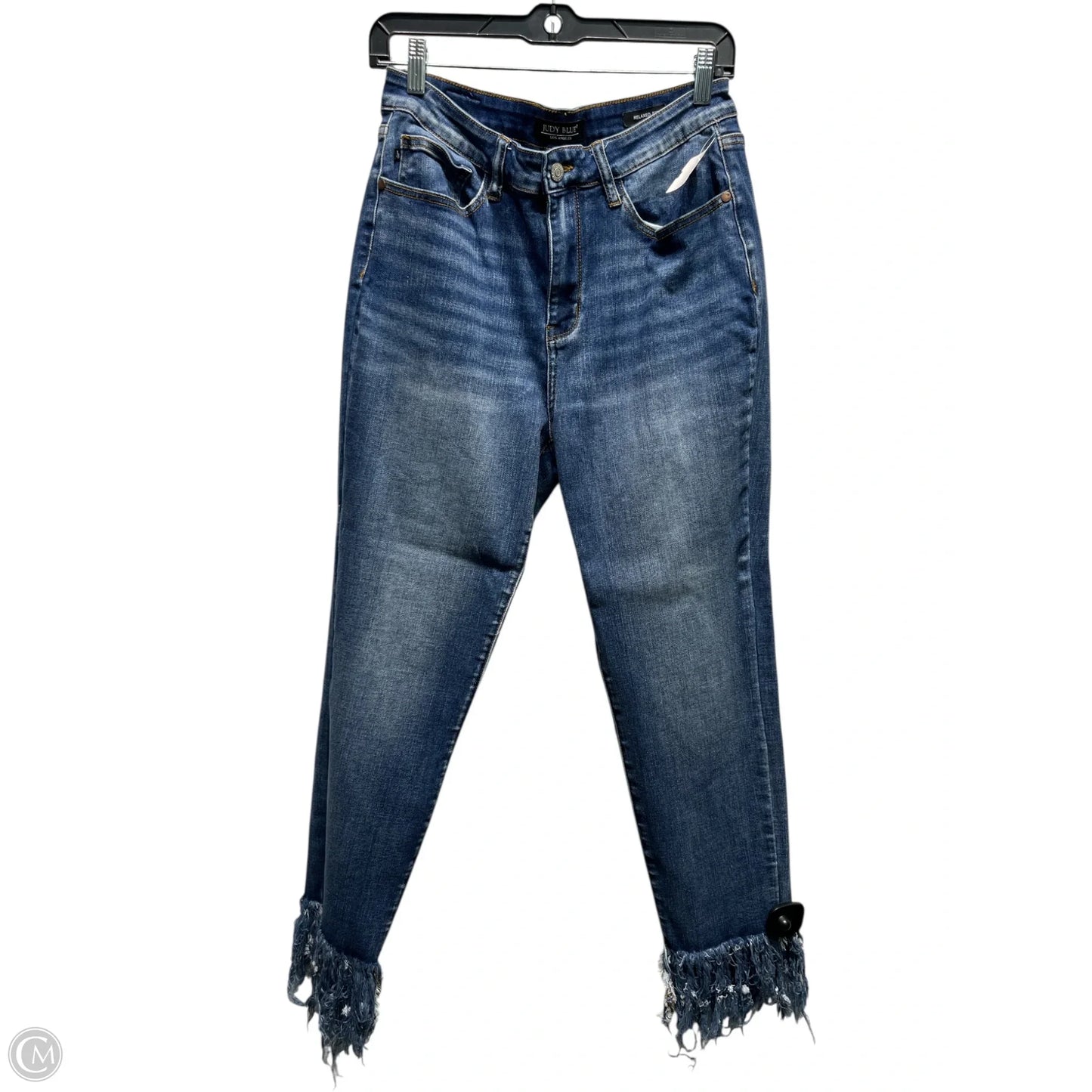 Jeans Straight By Judy Blue In Blue Denim, Size: 8