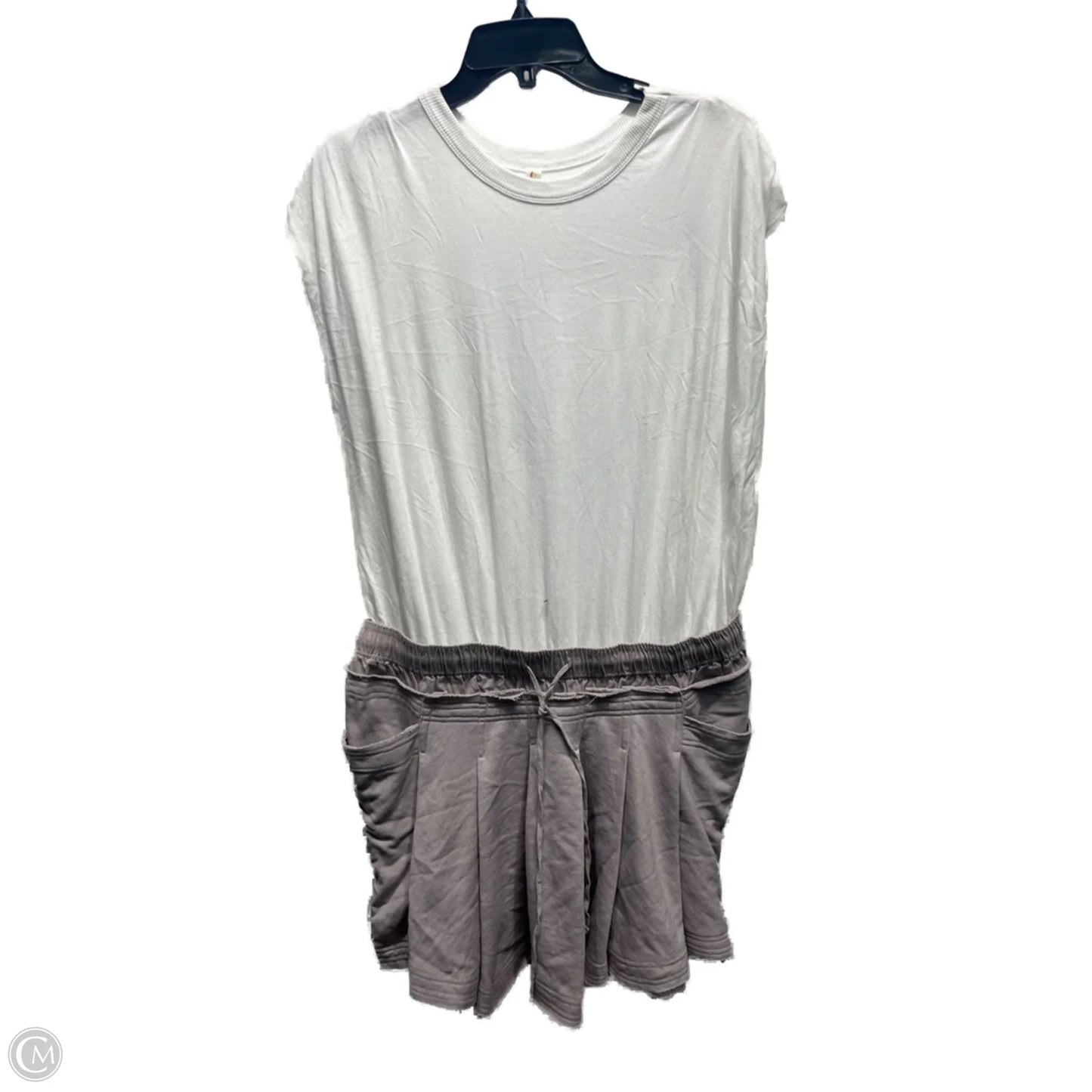 Dress Casual Short By Daily Practice By Anthropologie In Purple & White, Size: Xl