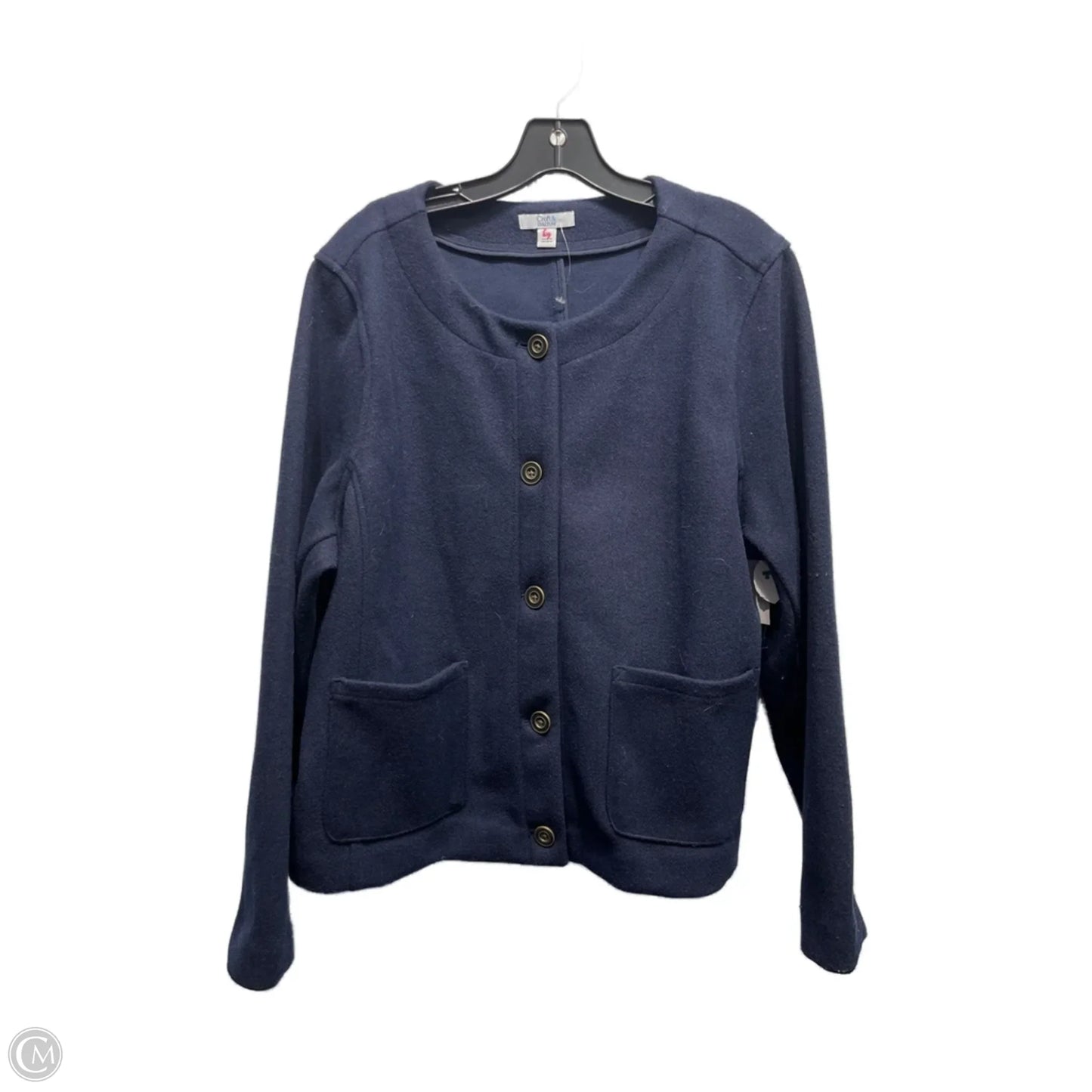 Jacket Other By Croft And Barrow In Navy, Size: Xxl