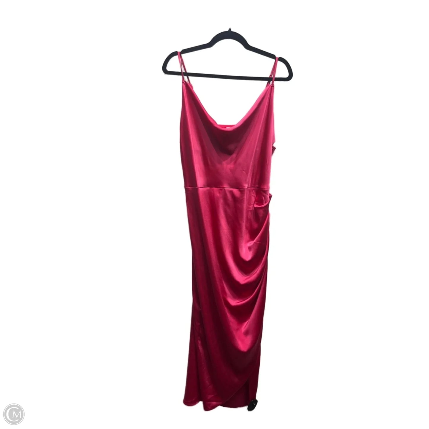 Dress Party Long By Clothes Mentor In Pink, Size: Xxl