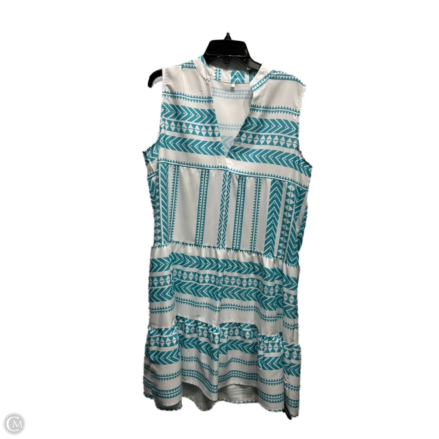 Dress Casual Midi By Clothes Mentor In Teal, Size: Xxl