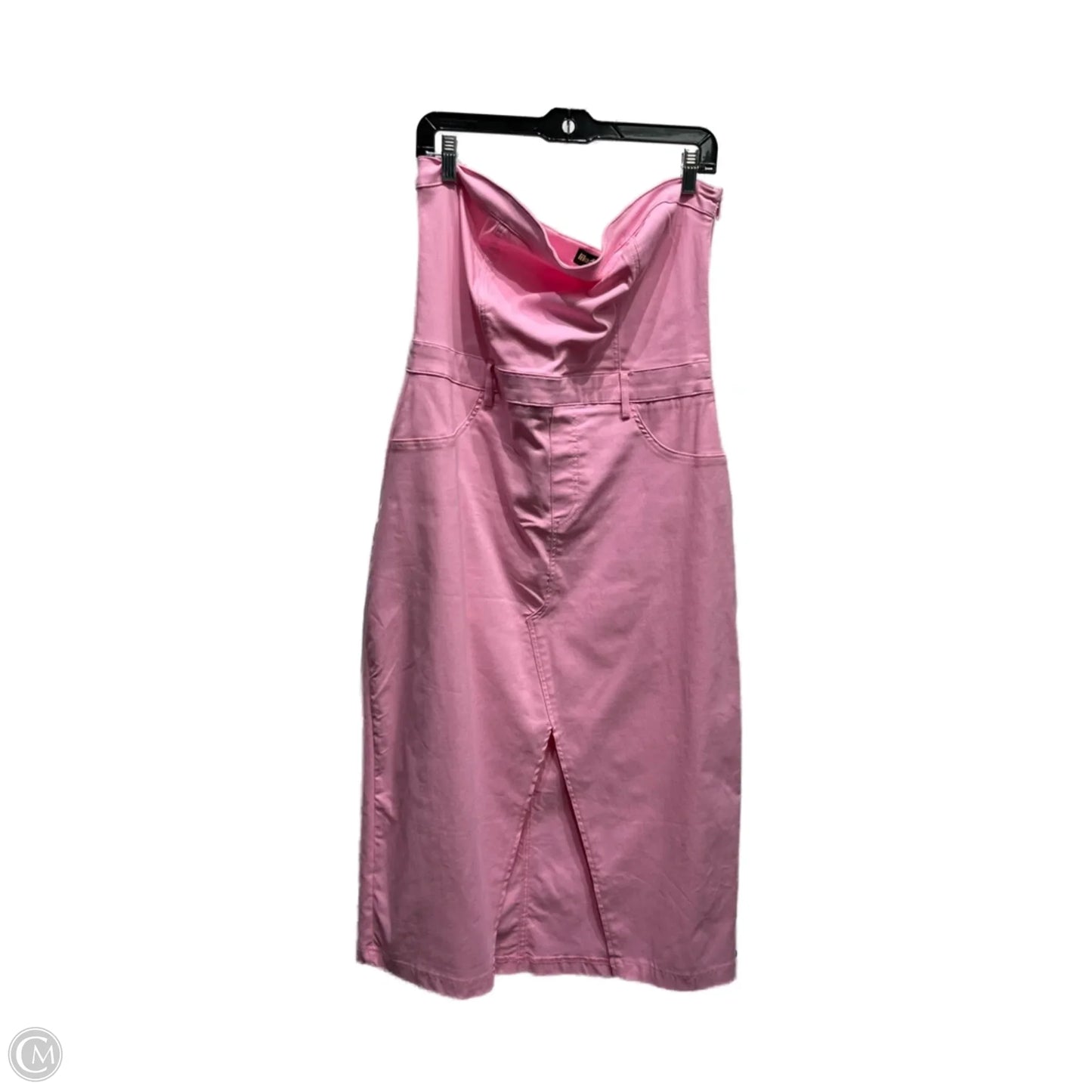 Dress Casual Midi By like an angel In Pink, Size: 1x