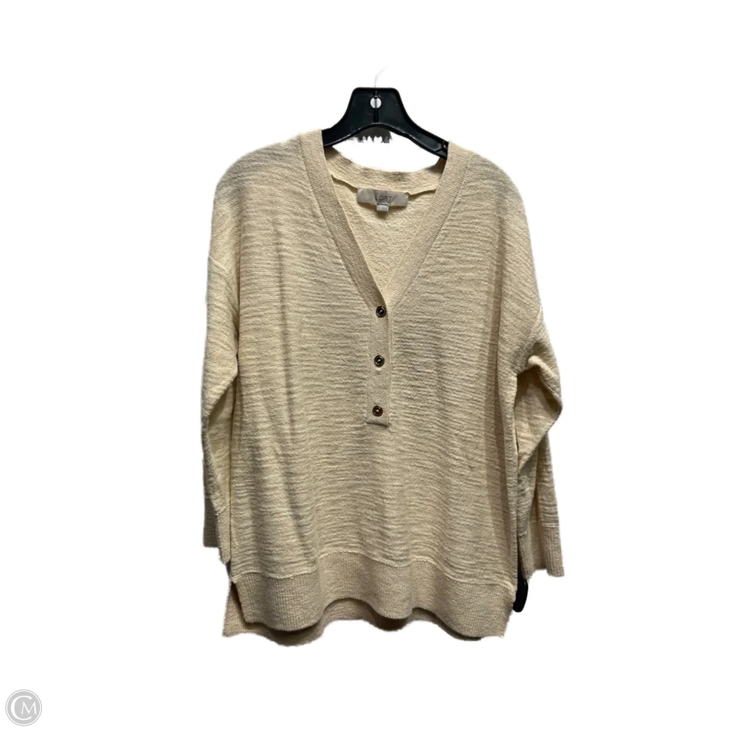 Sweater By Loft In Tan, Size: S
