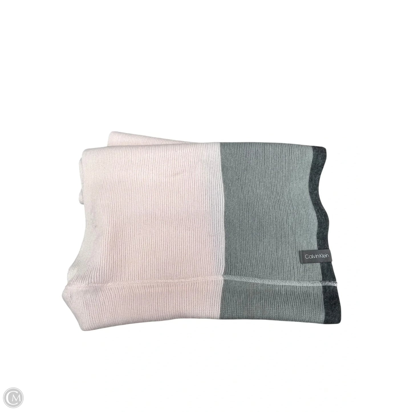 Scarf Winter By Calvin Klein In Grey & Pink