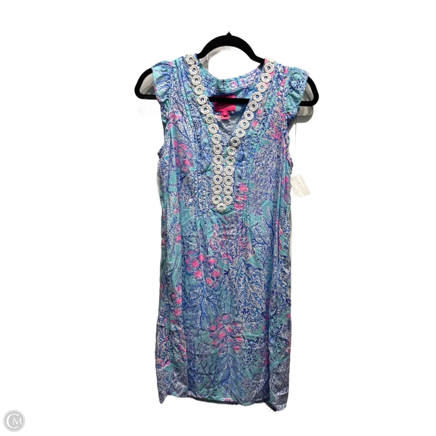 Dress Designer By Lilly Pulitzer In Blue & Pink, Size: S