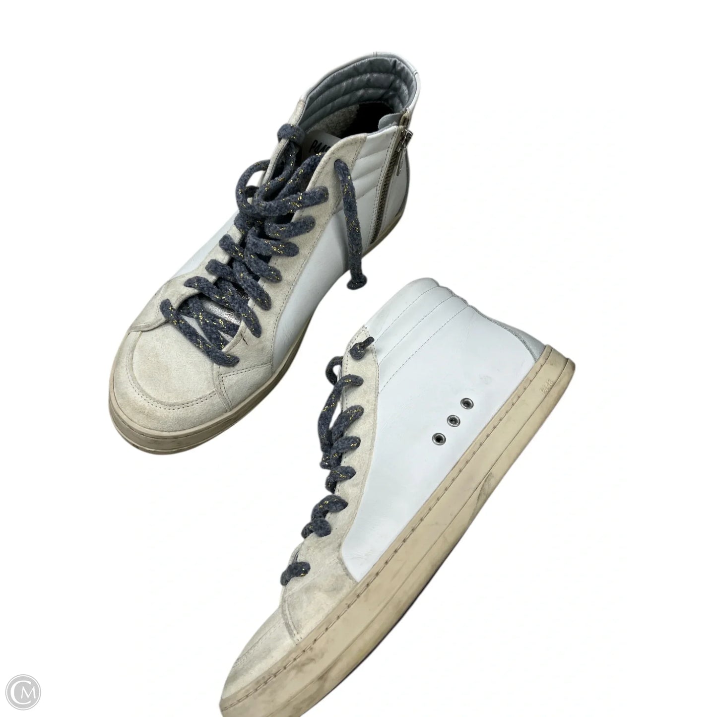 Shoes Sneakers By P448 In Cream, Size: 10