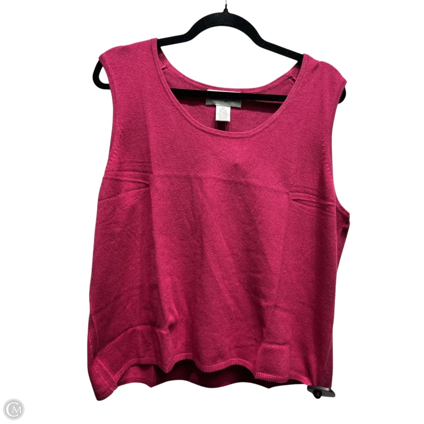 Top Sleeveless By Bloomingdales In Pink, Size: 2x