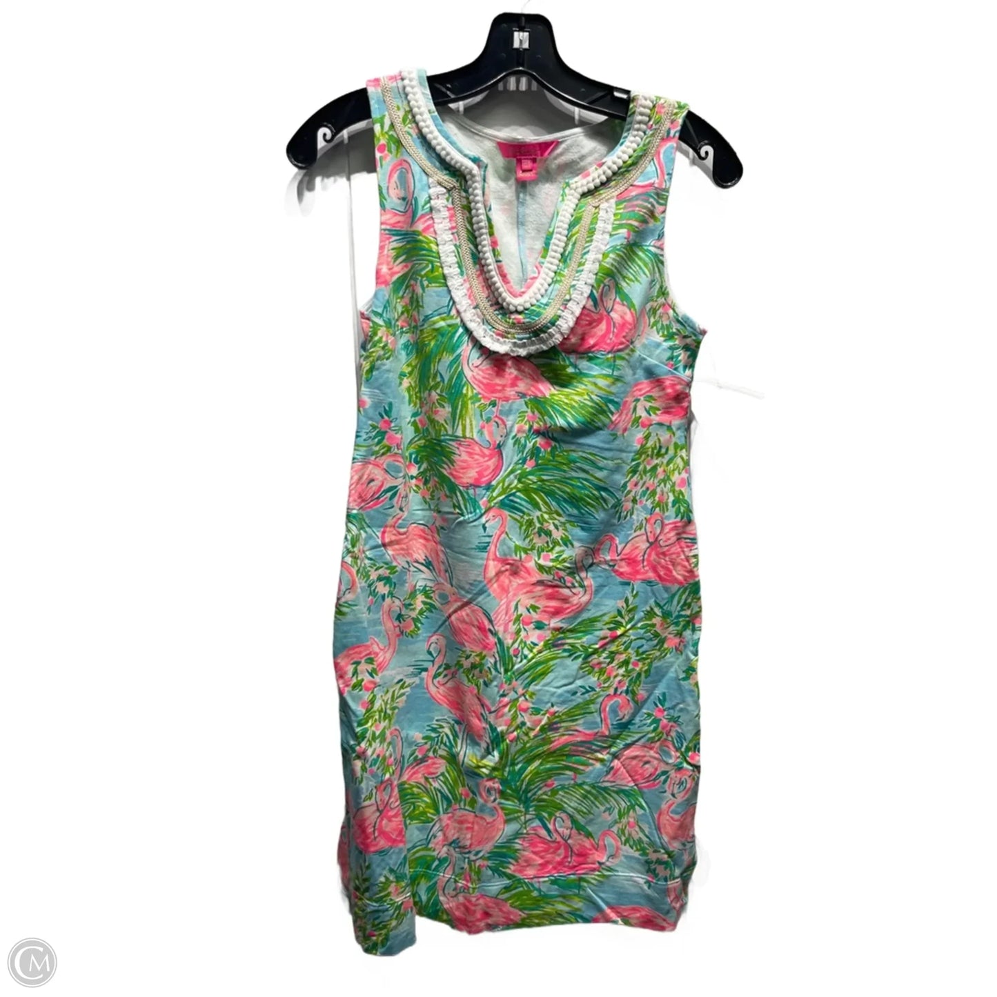 Dress Designer By Lilly Pulitzer In Blue & Green, Size: Xs