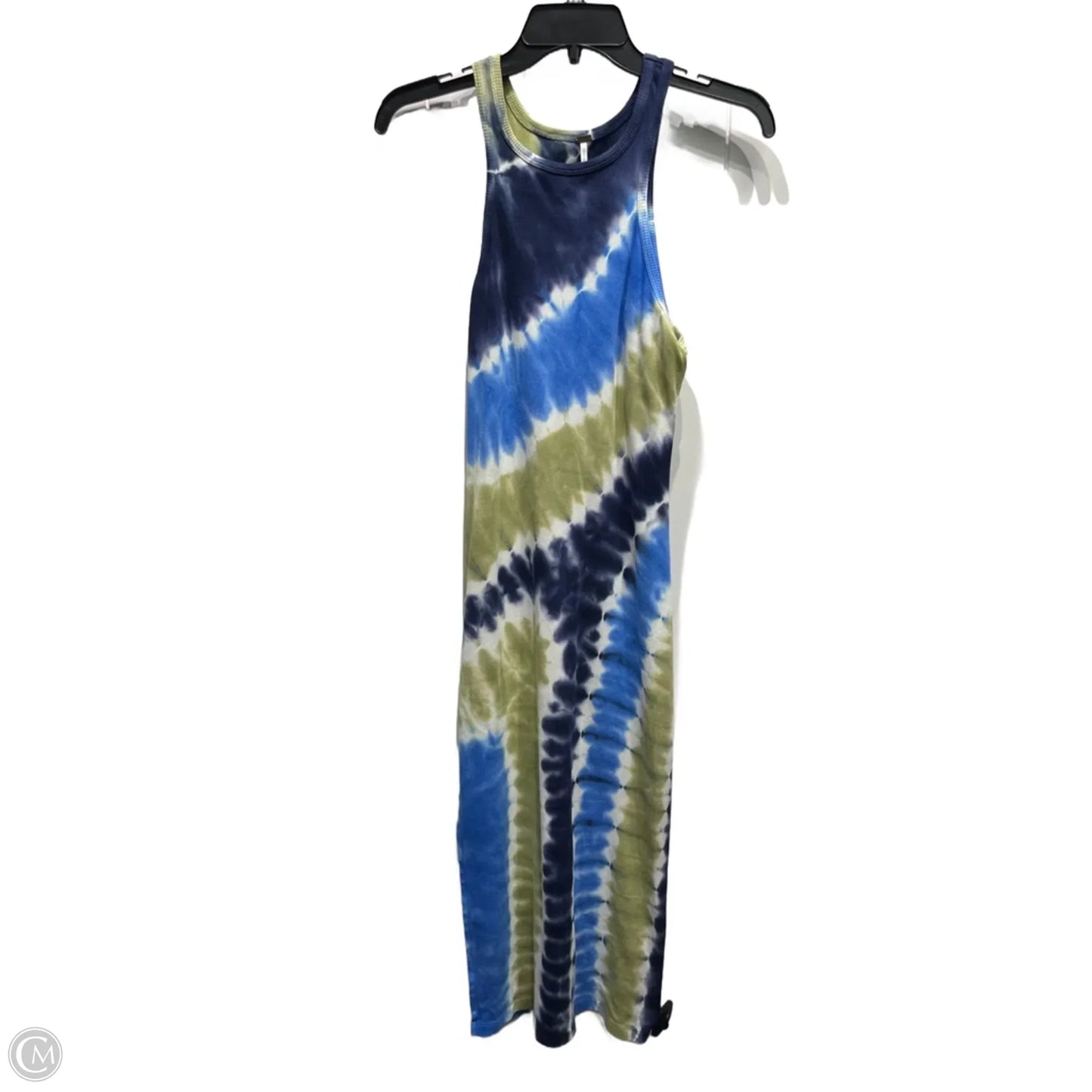 Dress Casual Maxi By Free People In Blue & Green, Size: M