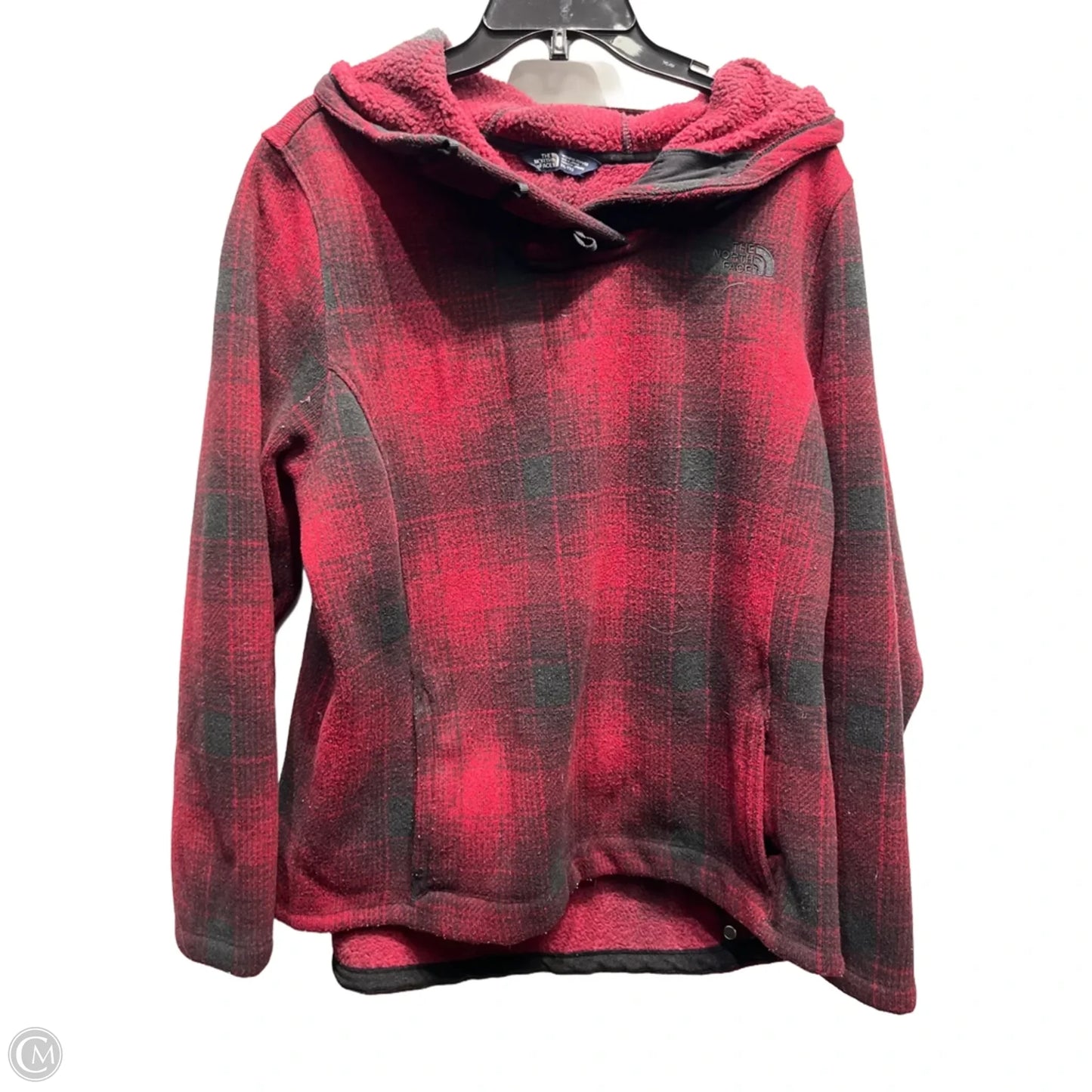 Sweatshirt Hoodie By The North Face In Black & Red, Size: Xxl
