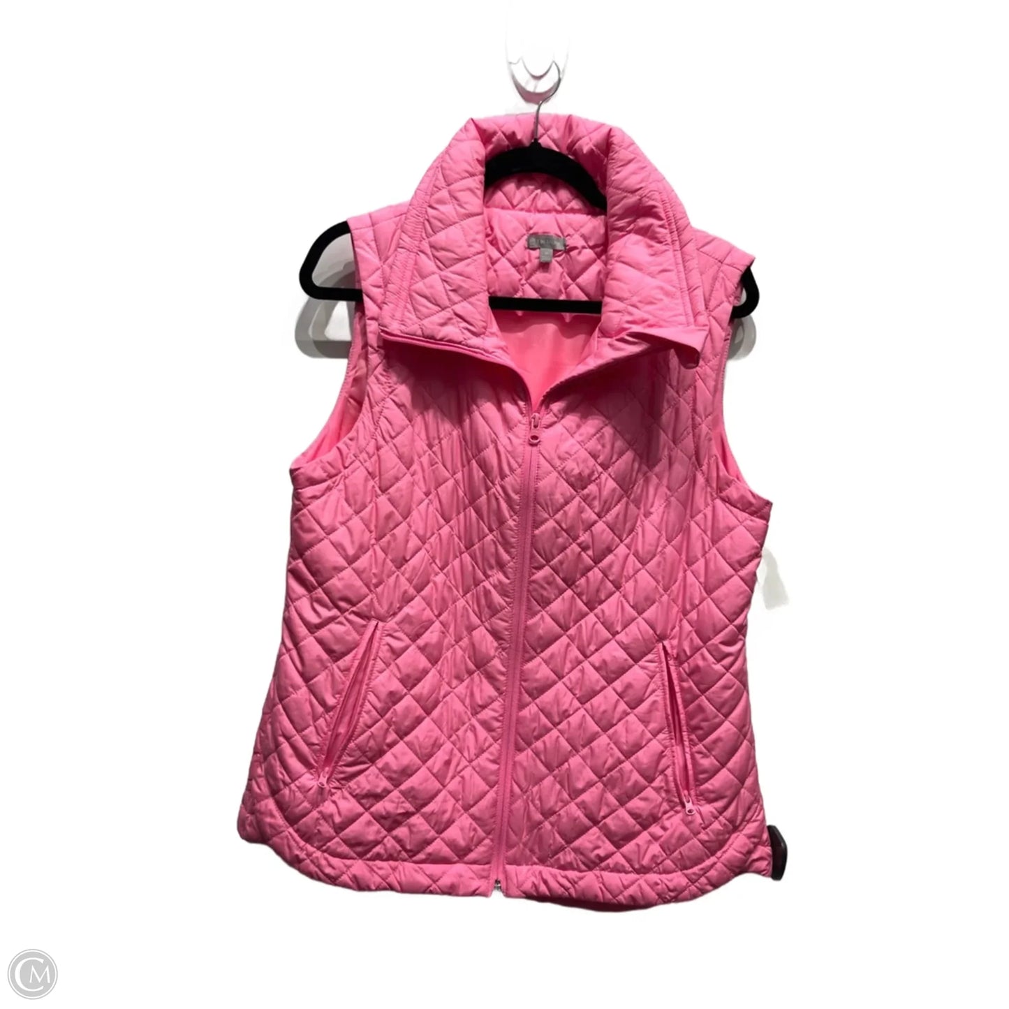 Vest Puffer & Quilted By Talbots In Pink, Size: M