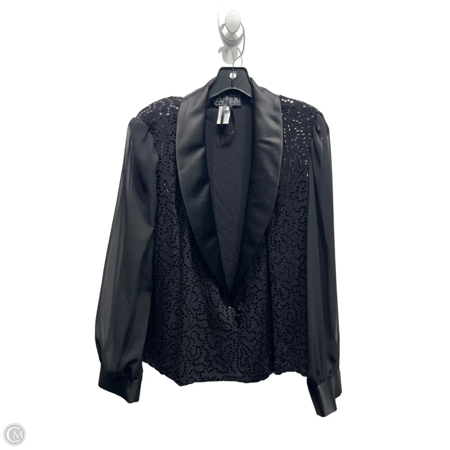 Blazer By Alex Evenings In Black, Size: Lp