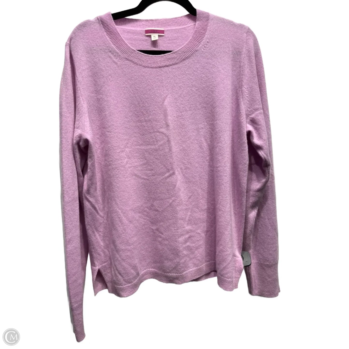 Sweater Cashmere By J. Crew In Purple, Size: Xl