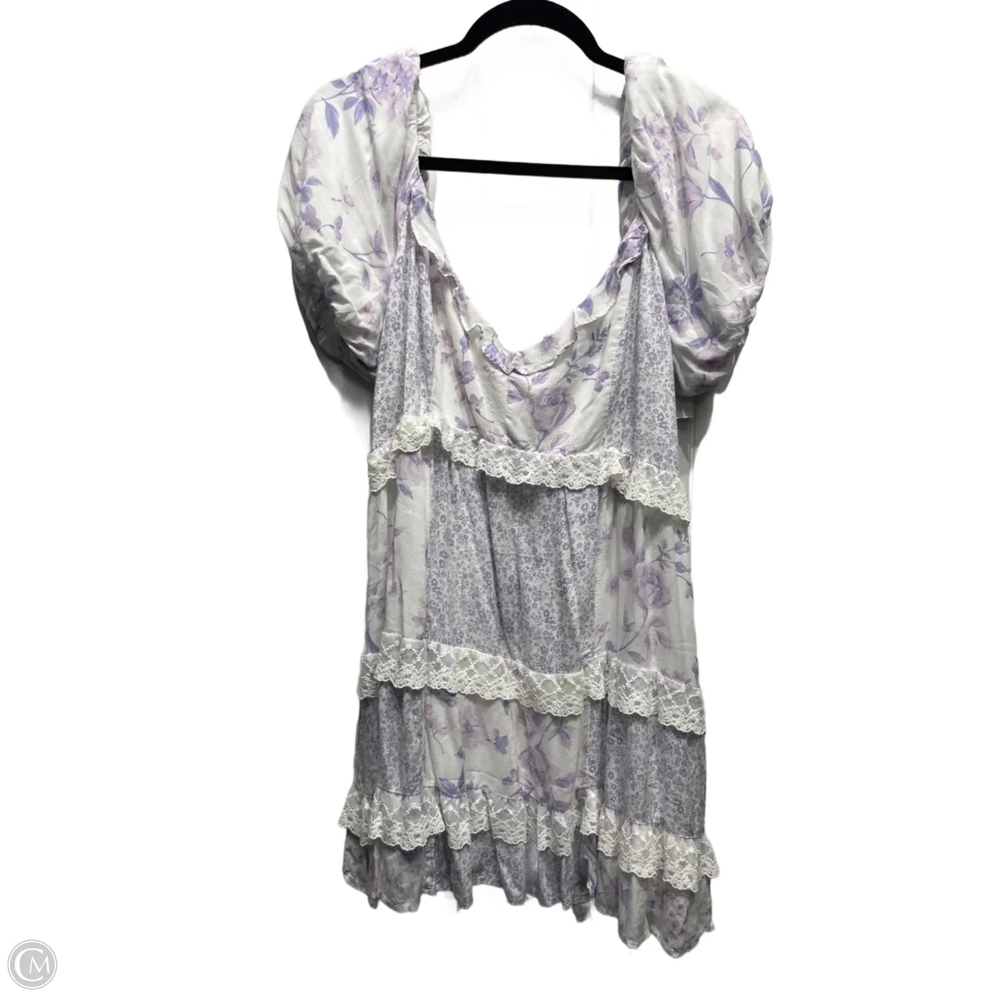 Dress Casual Short By Altard State In Purple & White, Size: Xxl