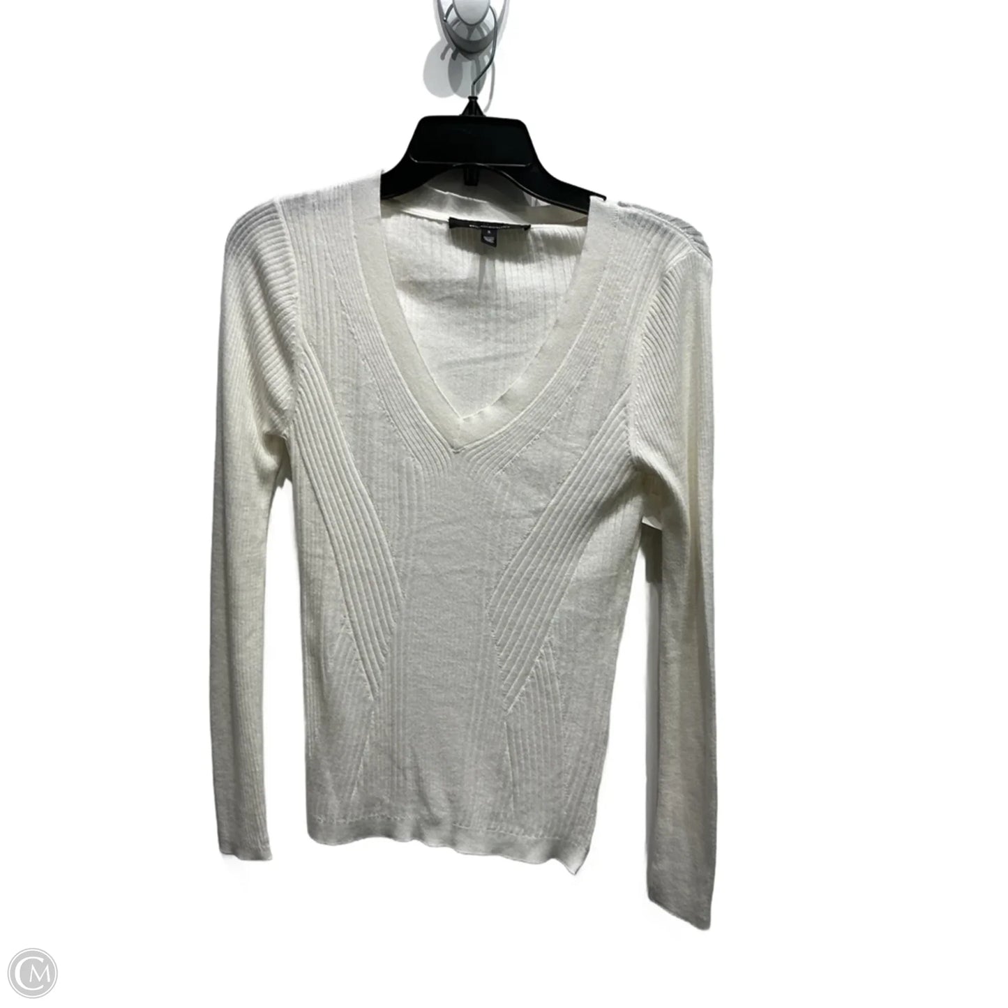 Top Long Sleeve By White House Black Market In White, Size: S
