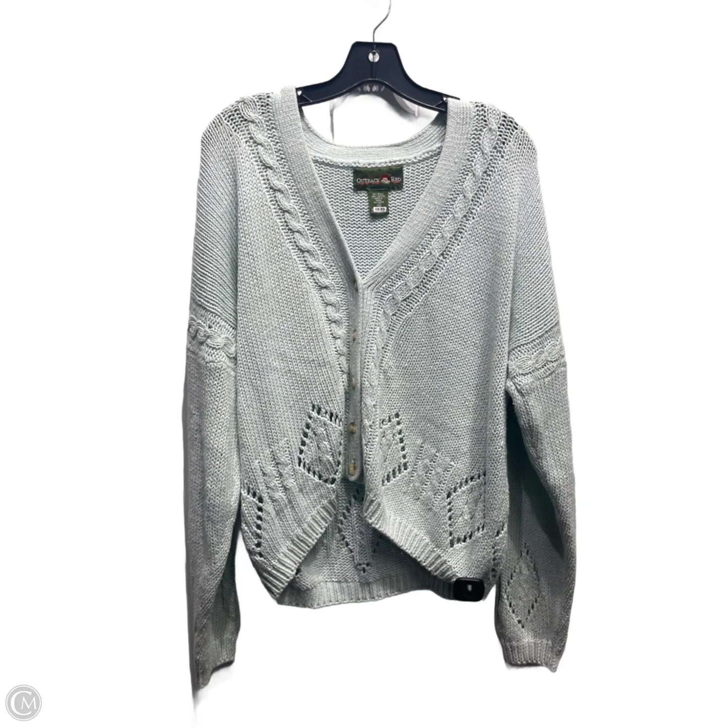 Sweater Cardigan By OUTBACK RED In Blue, Size: M
