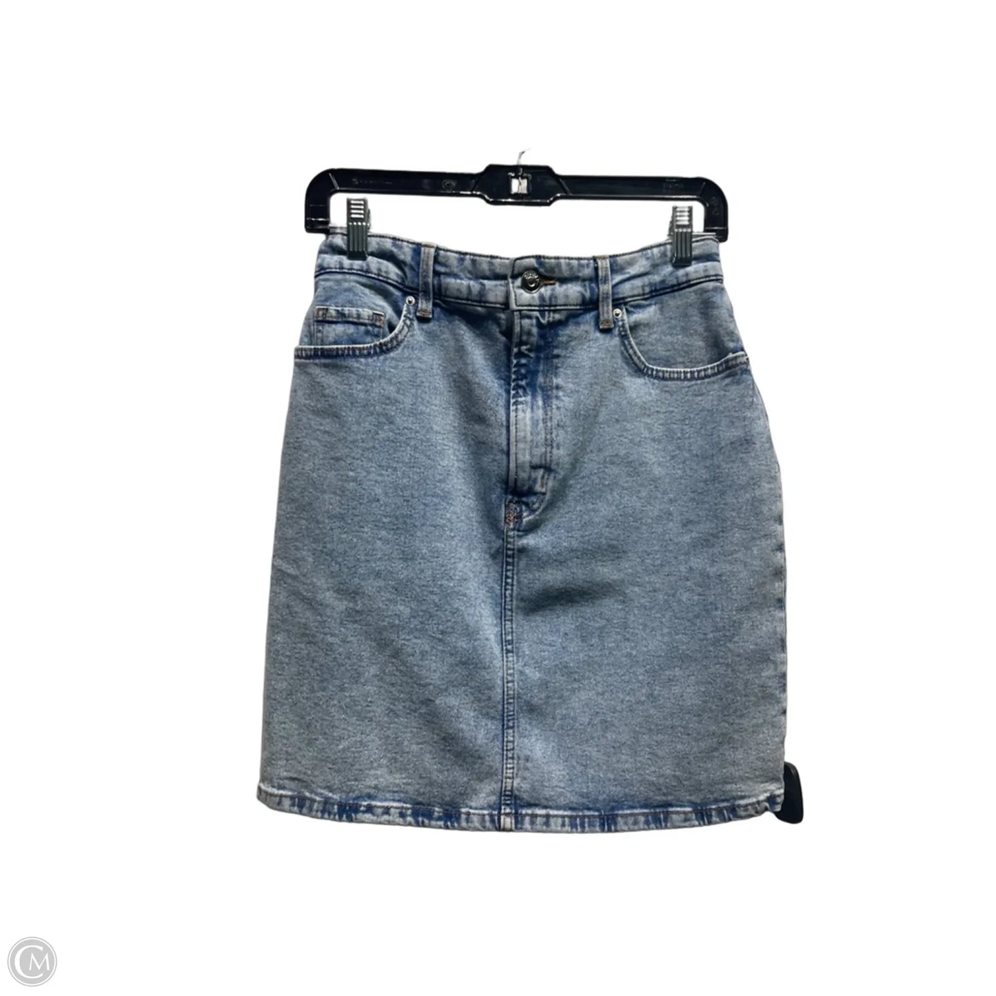 Skirt Mini & Short By Divided In Blue Denim, Size: 6