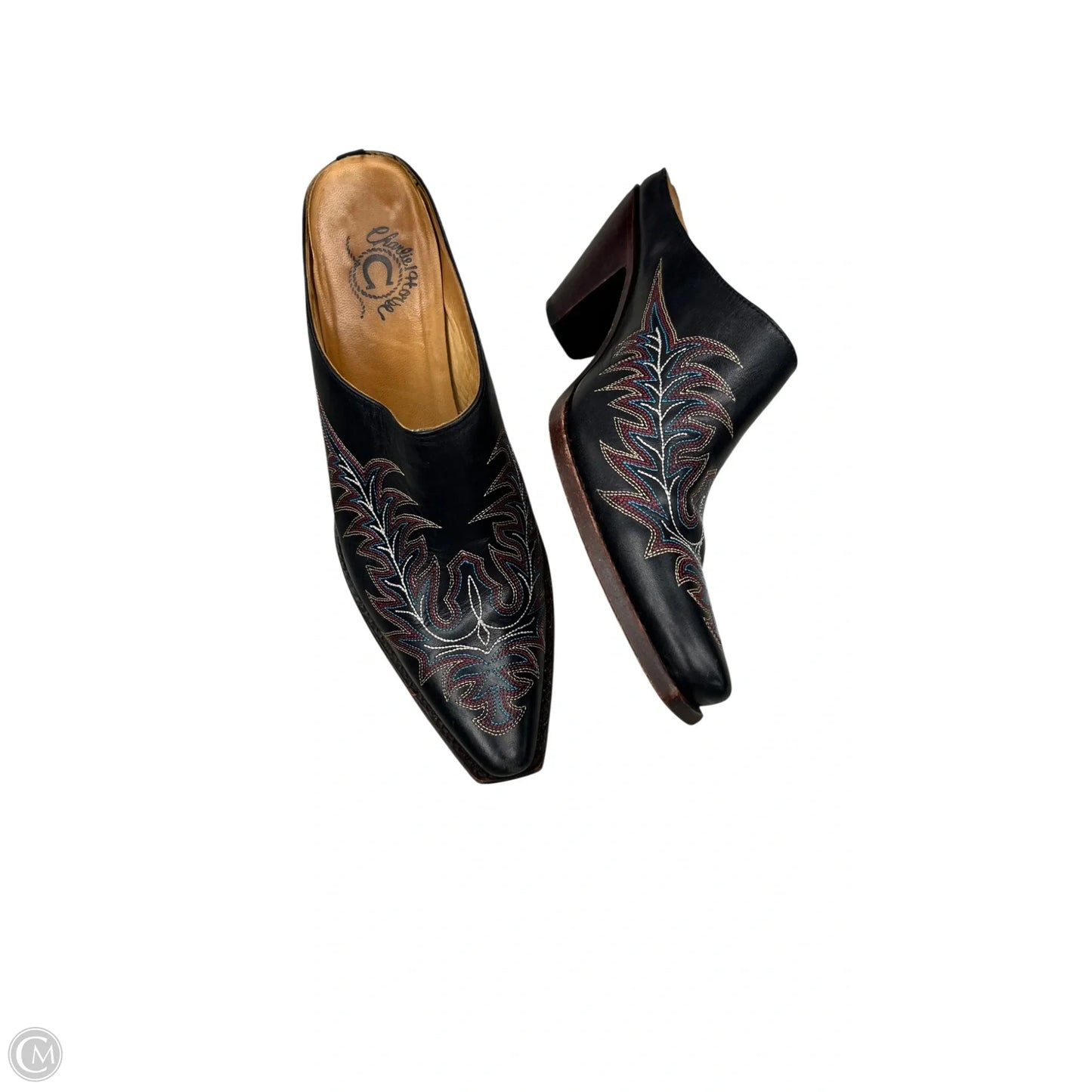 Shoes Heels Block By CHARLIE HORSE In Black & Brown, Size: 8