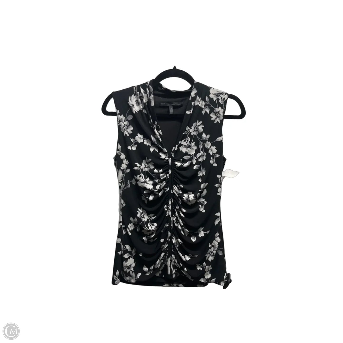 Top Sleeveless By White House Black Market In Black & White, Size: S
