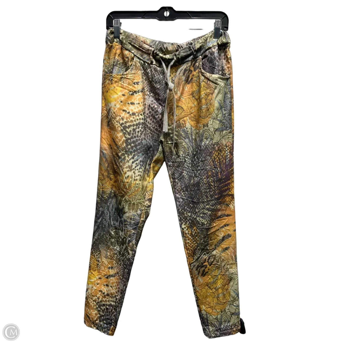 Pants Other By M Made In Italy In Green & Orange, Size: Osfm
