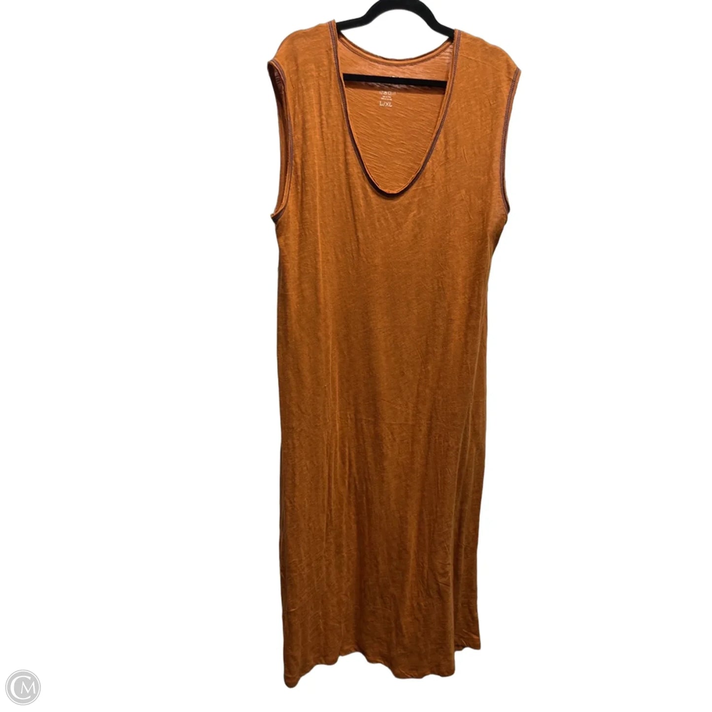 Dress Casual Maxi By Natural Life In Orange, Size: Xl