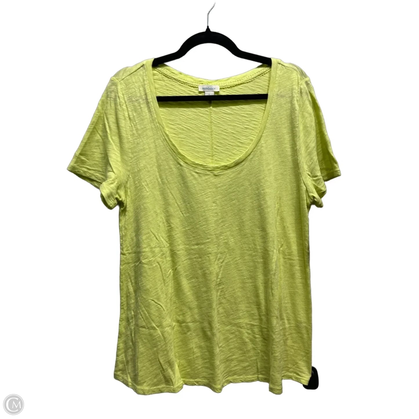Top Short Sleeve By Sundance In Grey, Size: L
