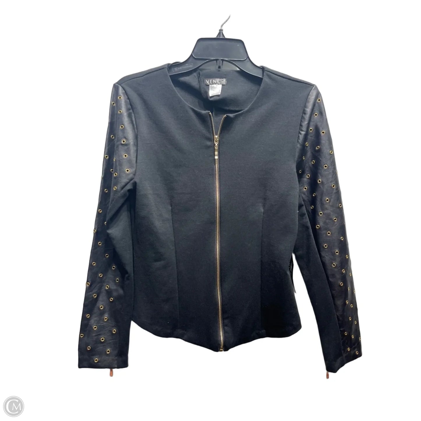 Jacket Other By Venus In Black & Gold, Size: 6