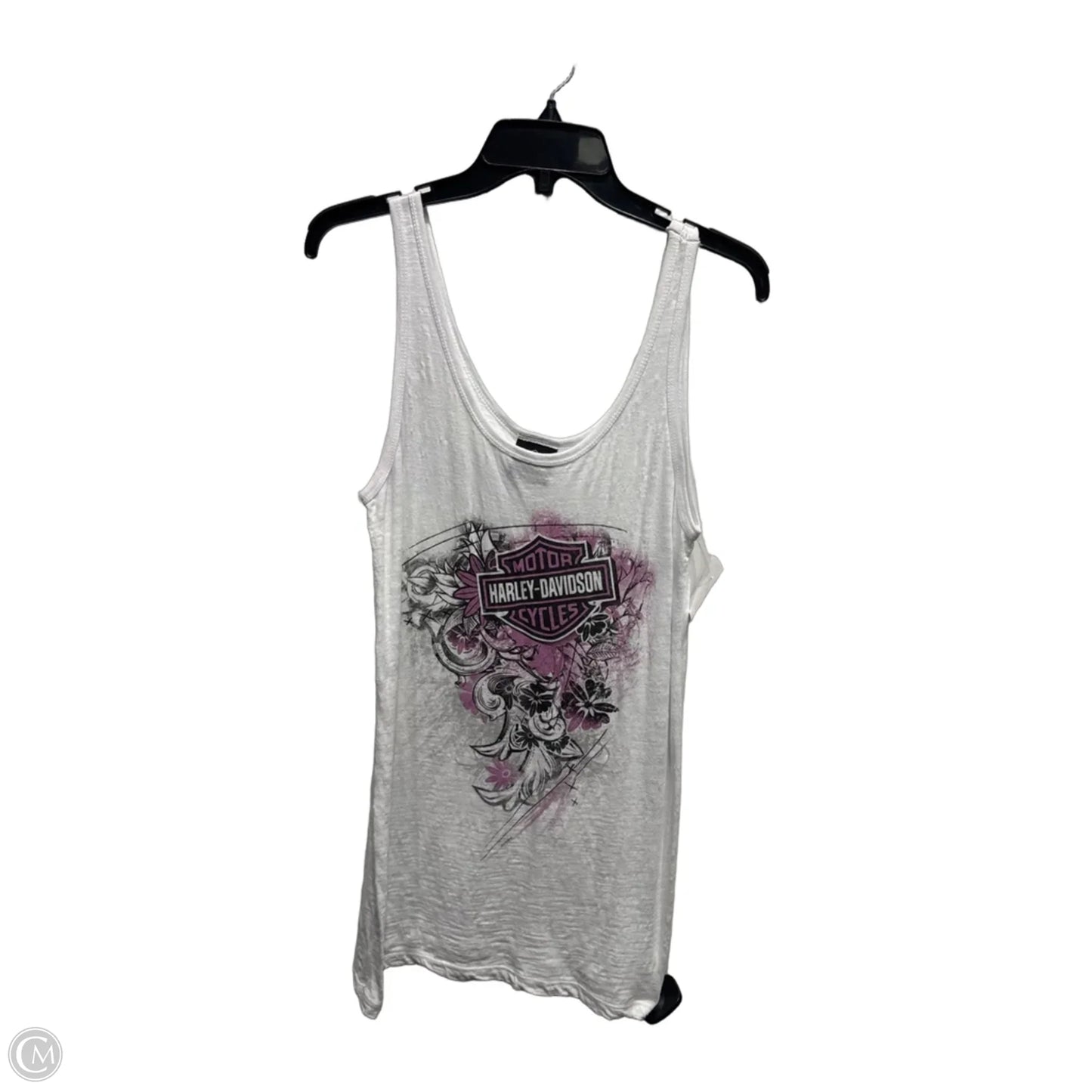 Top Sleeveless By Harley Davidson In White, Size: Xl