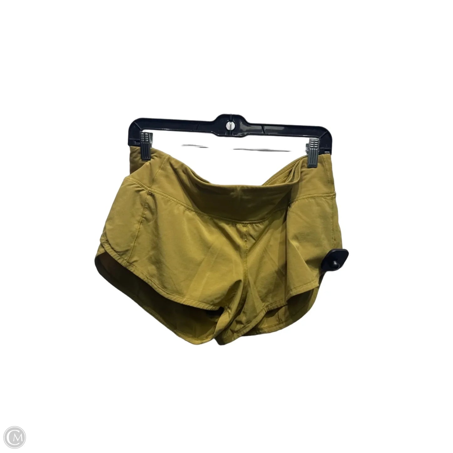 Athletic Shorts By Lululemon In Green, Size: 8