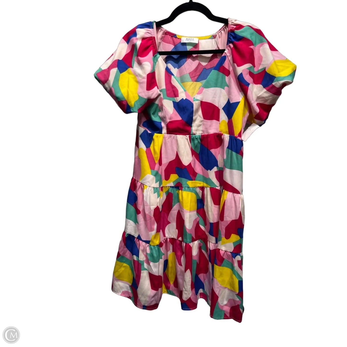 Dress Party Short By AVARA In Pink & Red, Size: Xs