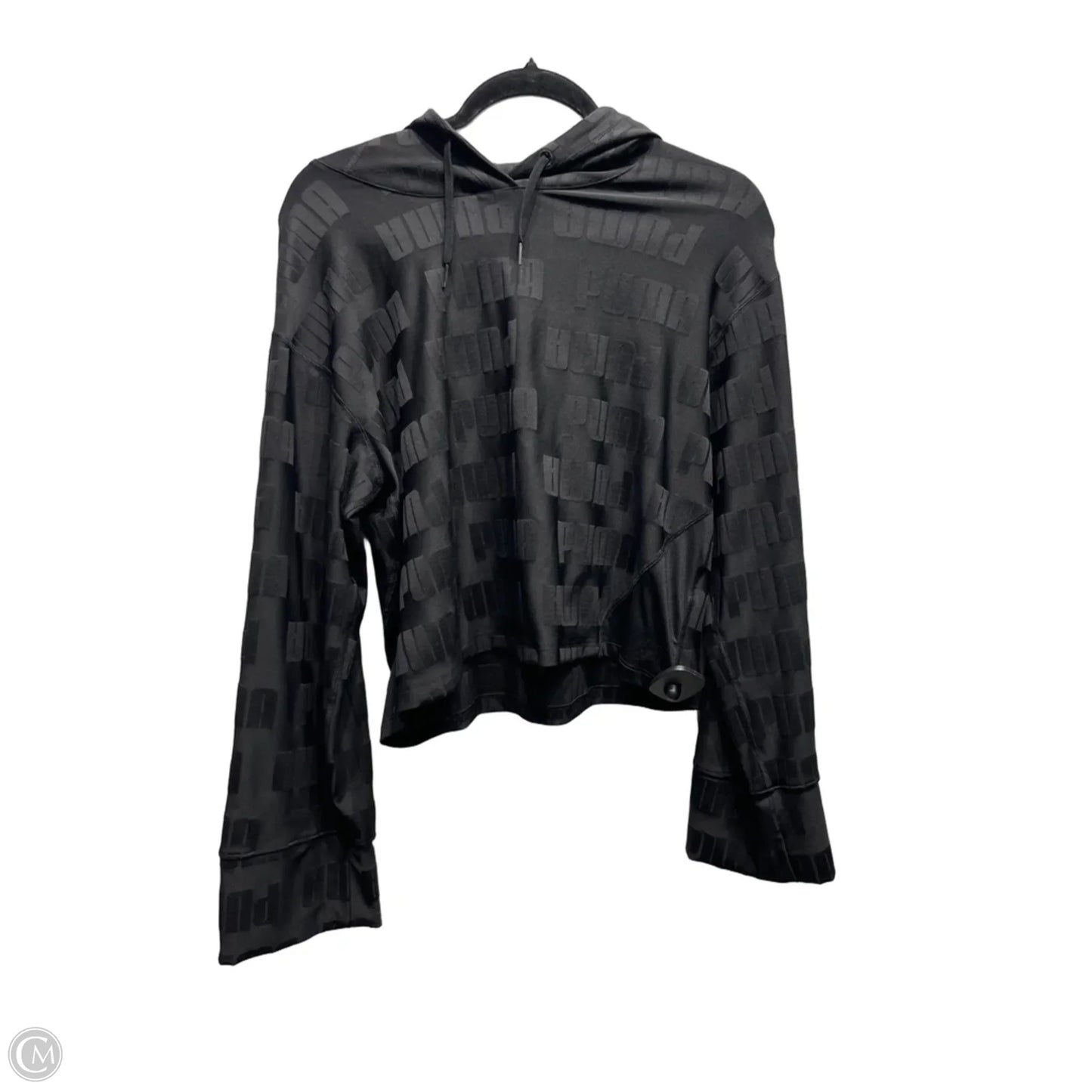 Athletic Sweatshirt Hoodie By Puma In Black, Size: Xs