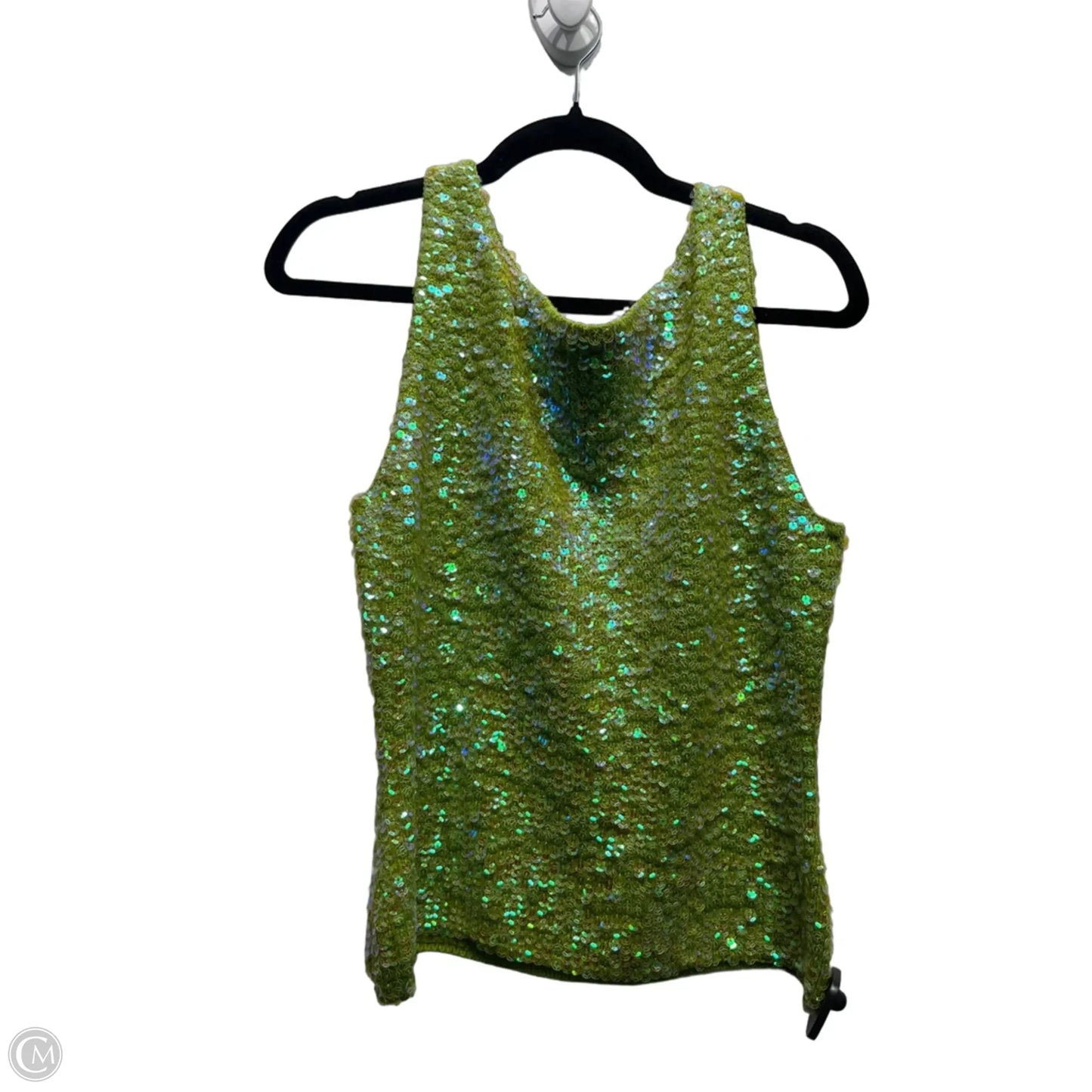 Top Sleeveless By Inc In Green, Size: M