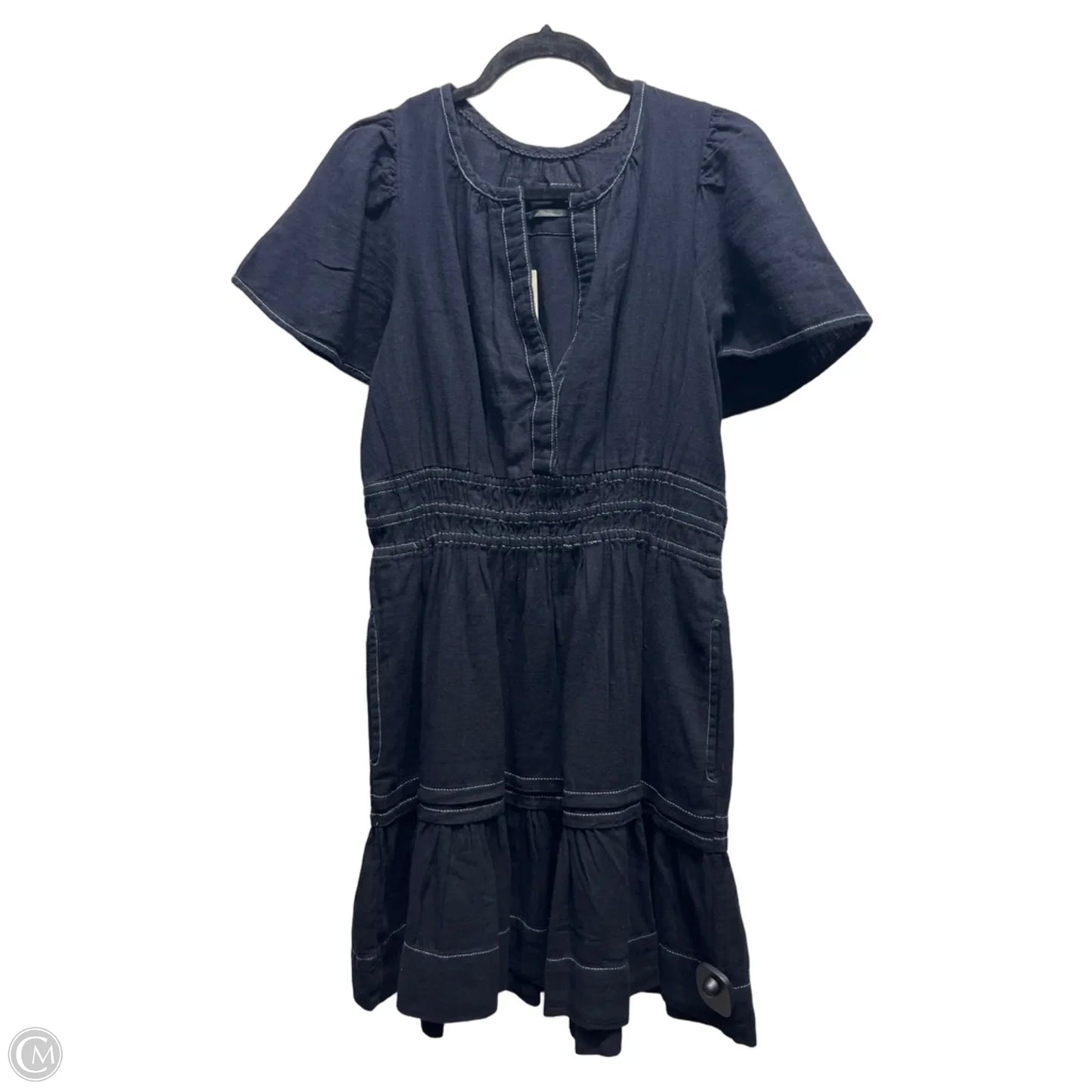Dress Casual Short By Anthropologie In Navy, Size: M