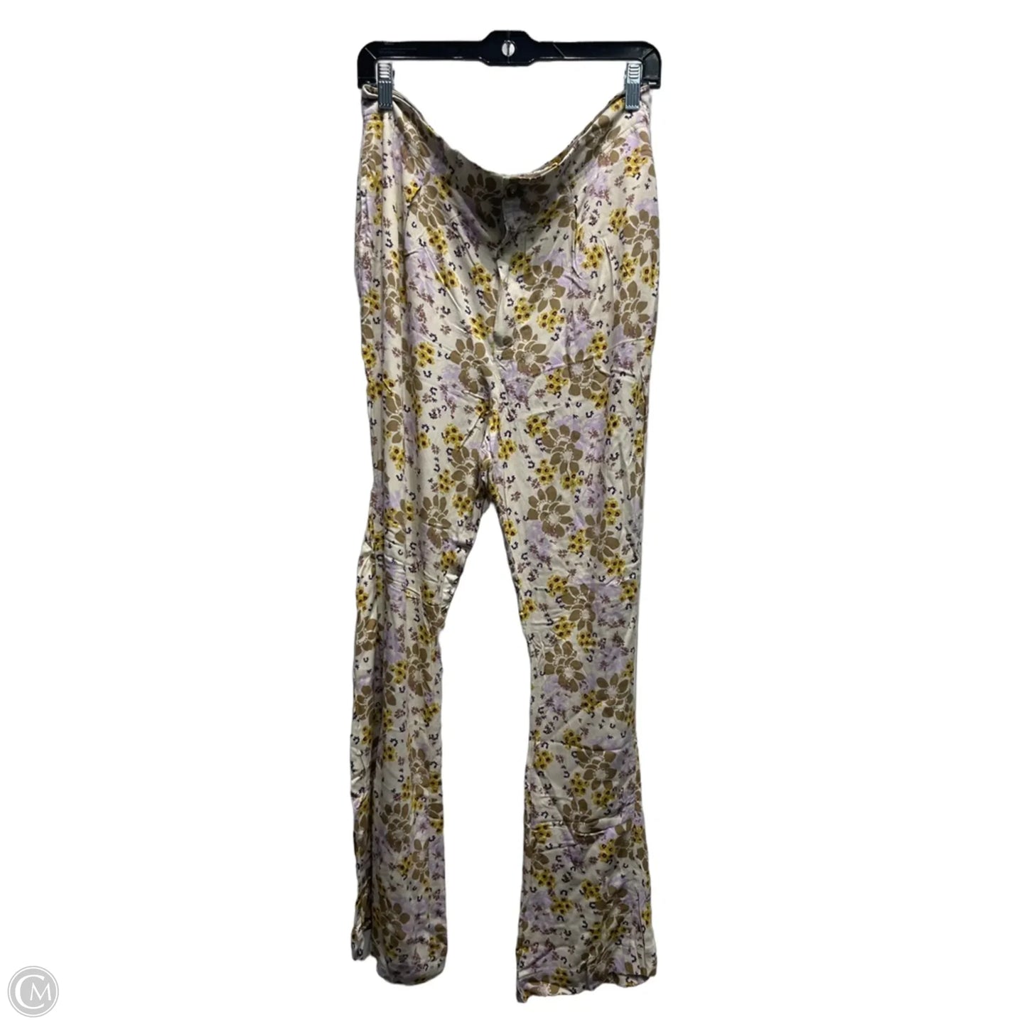 Pants Wide Leg By Free People In Brown & Purple, Size: L
