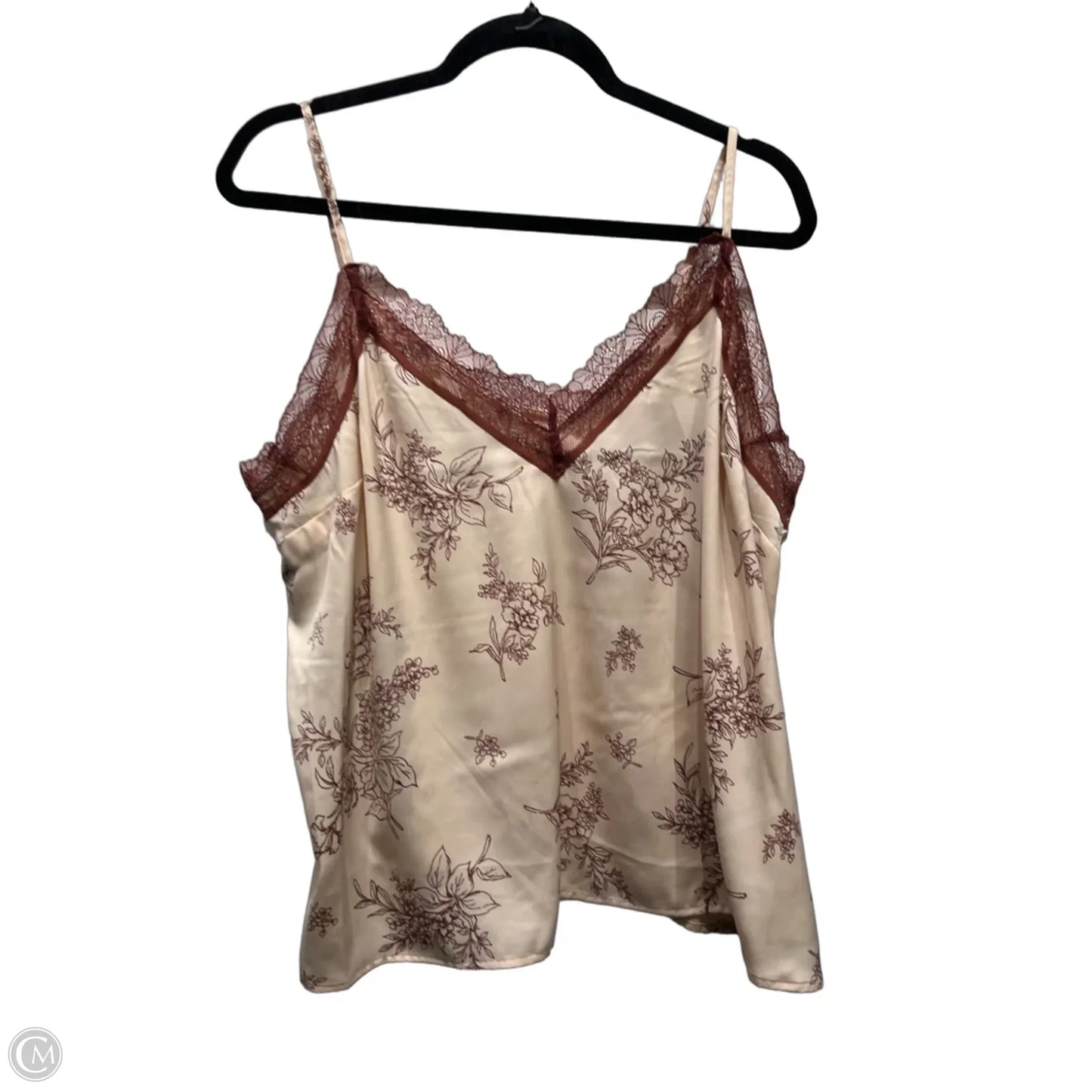 Top Sleeveless By Old Navy In Brown, Size: Xl