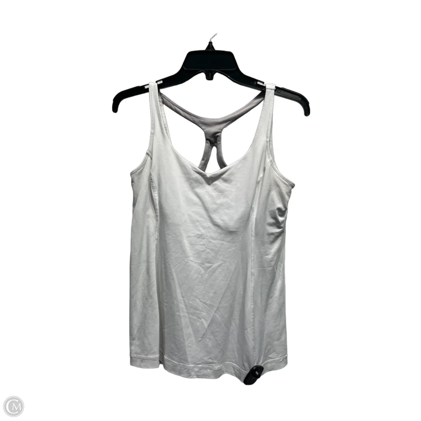 Athletic Tank Top By Lululemon In White, Size: M