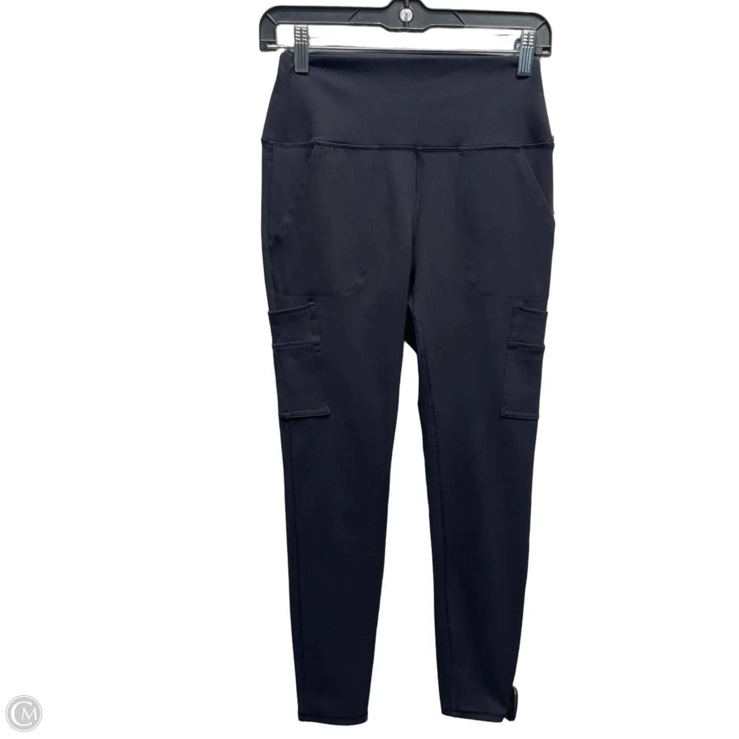 Athletic Leggings By Spyder In Black, Size: M
