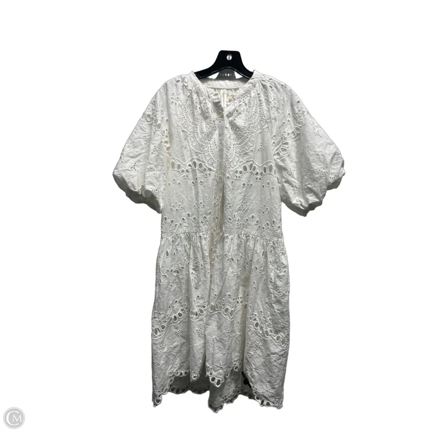 Dress Party Short By Anthropologie In White, Size: S