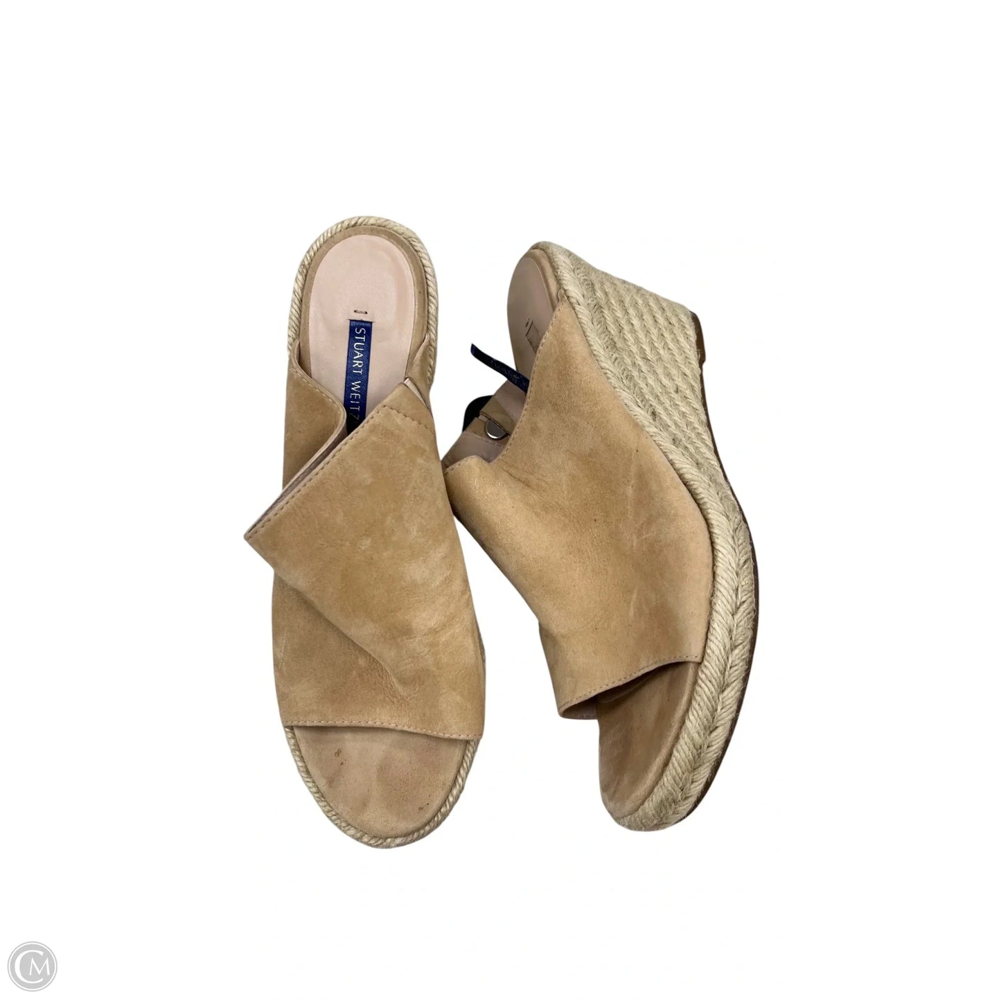 Sandals Designer By Stuart Weitzman In Tan, Size: 8.5