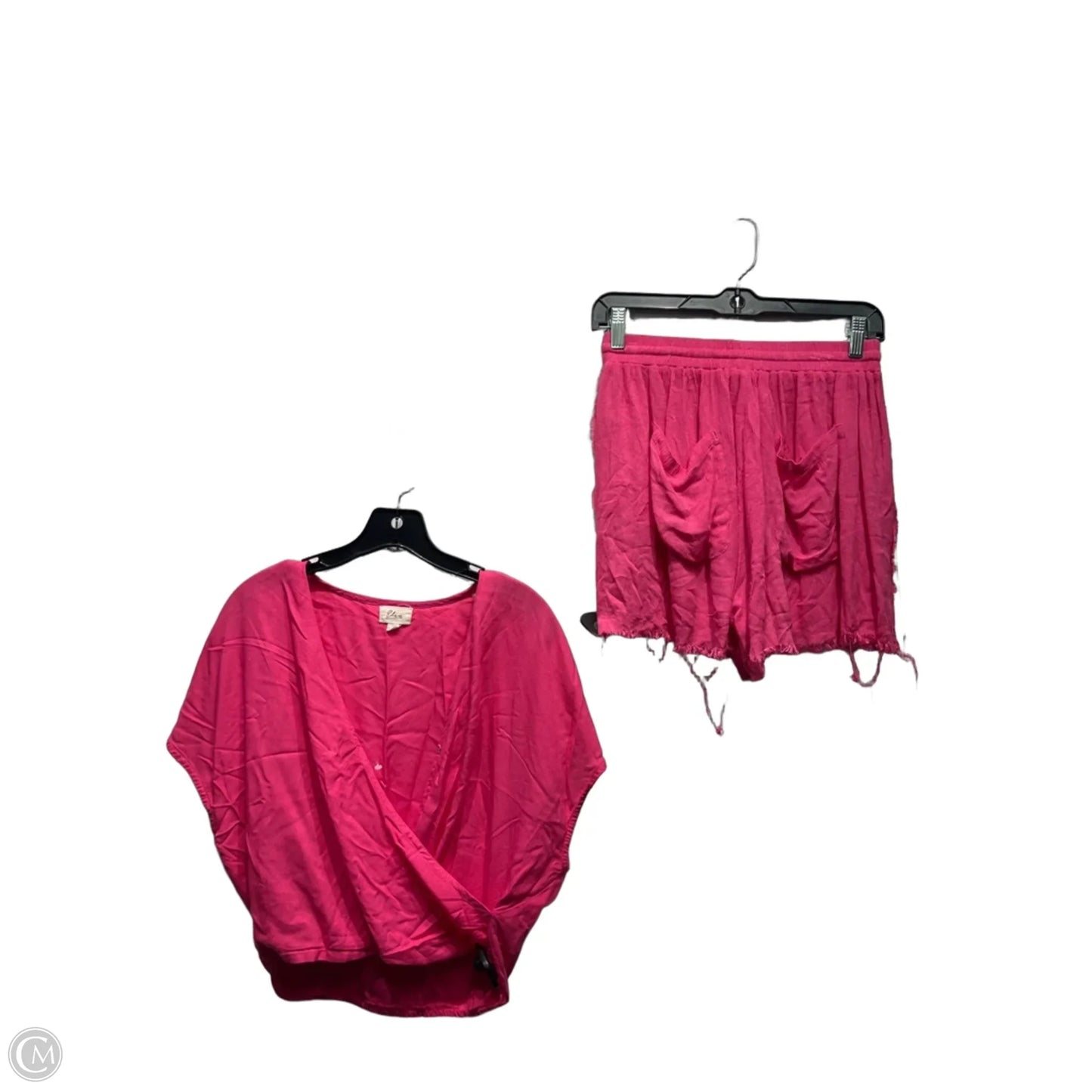 Skirt Set 2pc By Elan In Pink, Size: S