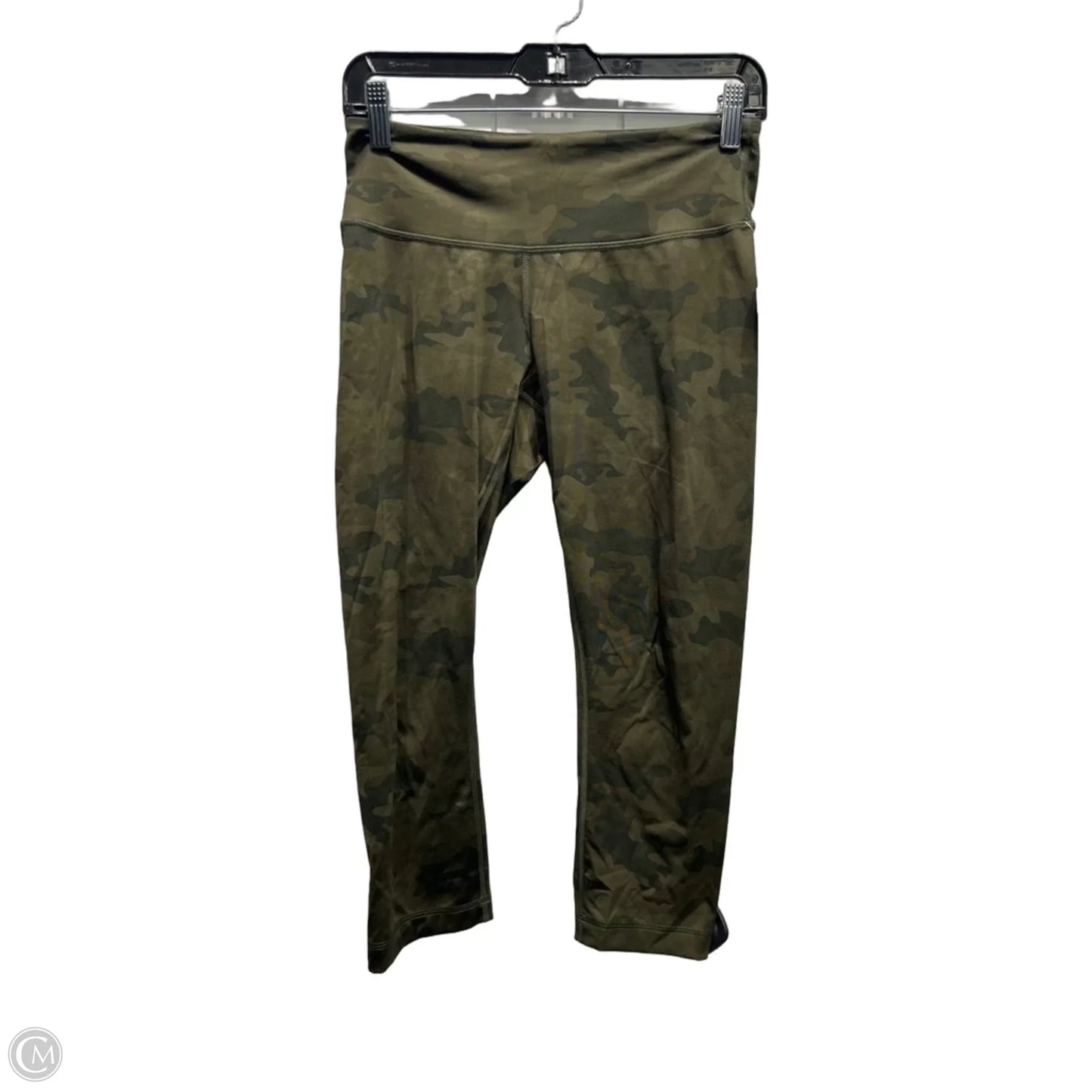 Athletic Capris By Lululemon In Camouflage Print, Size: 6