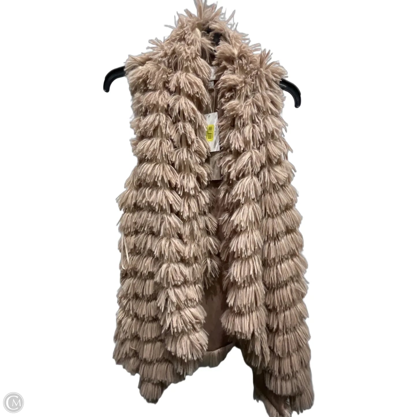 Vest Faux Fur & Sherpa By Cupio In White, Size: M