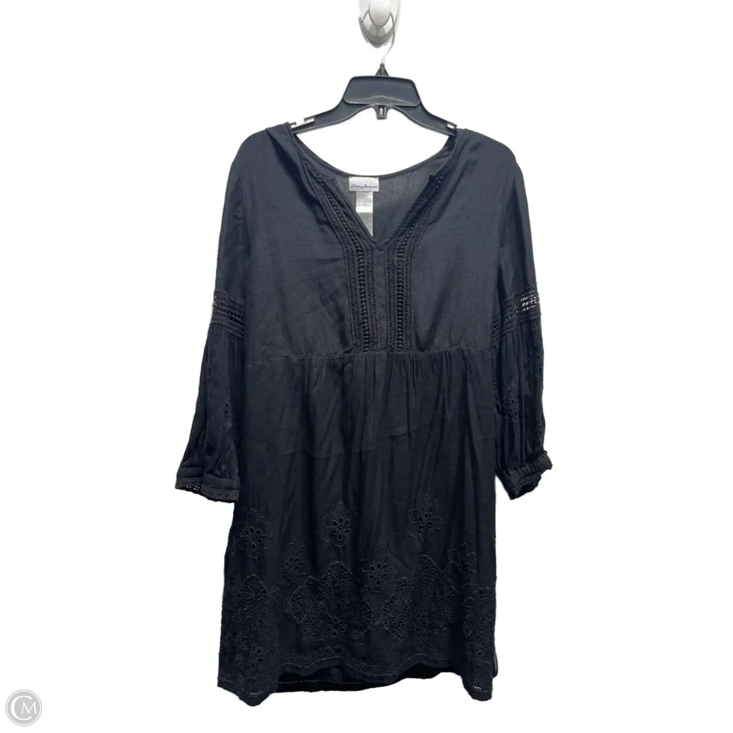 Dress Casual Midi By Tommy Bahama In Black, Size: L