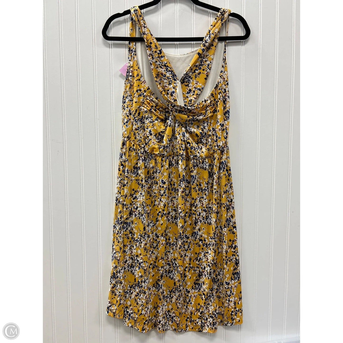 Dress Casual Short By Kaileigh In Yellow, Size: 1x