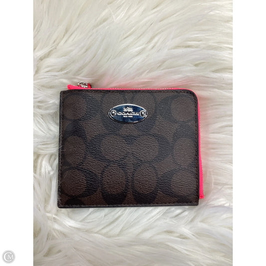 Coin Purse Designer By Coach, Size: Small