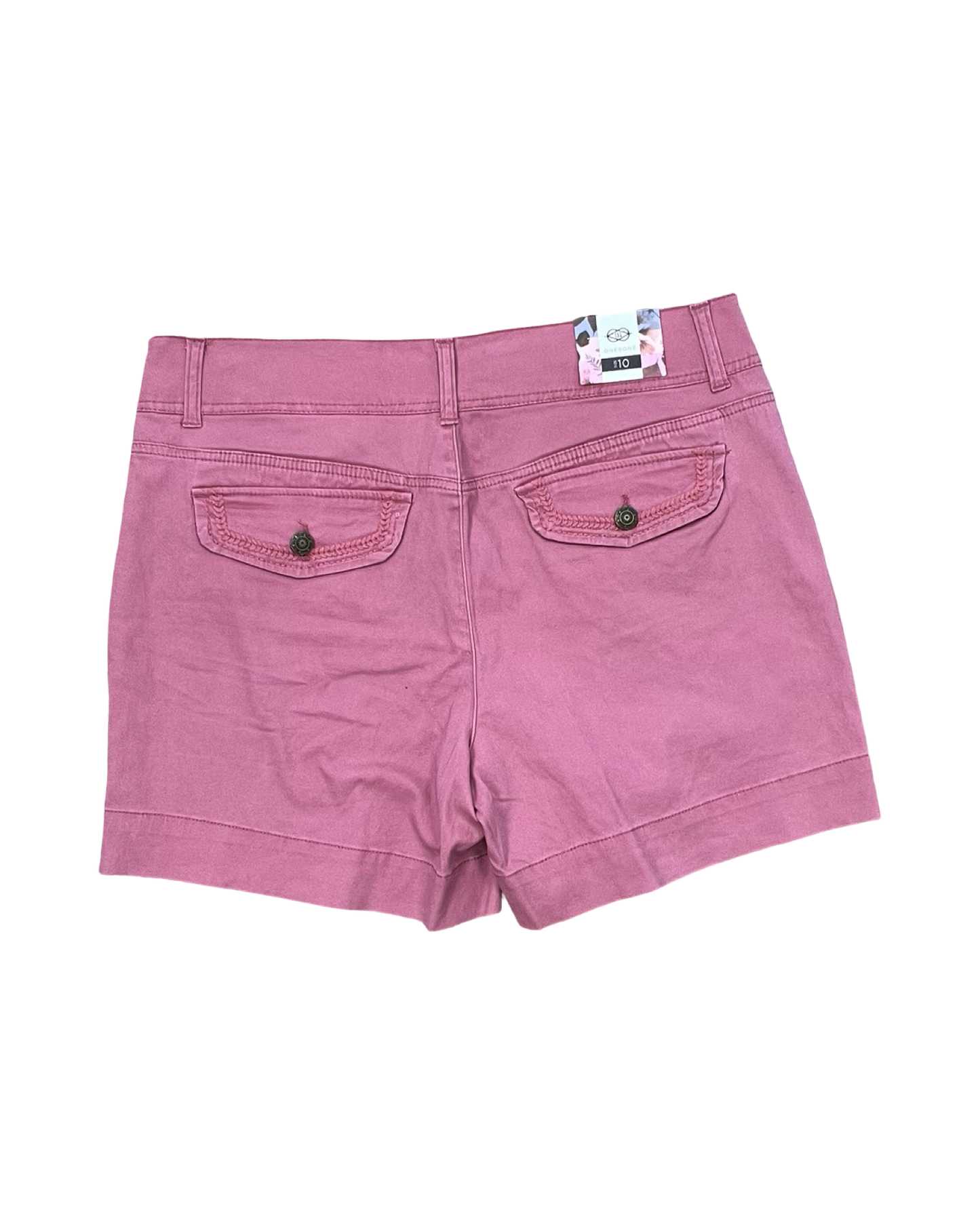 Shorts By One 5 One In Pink, Size:10