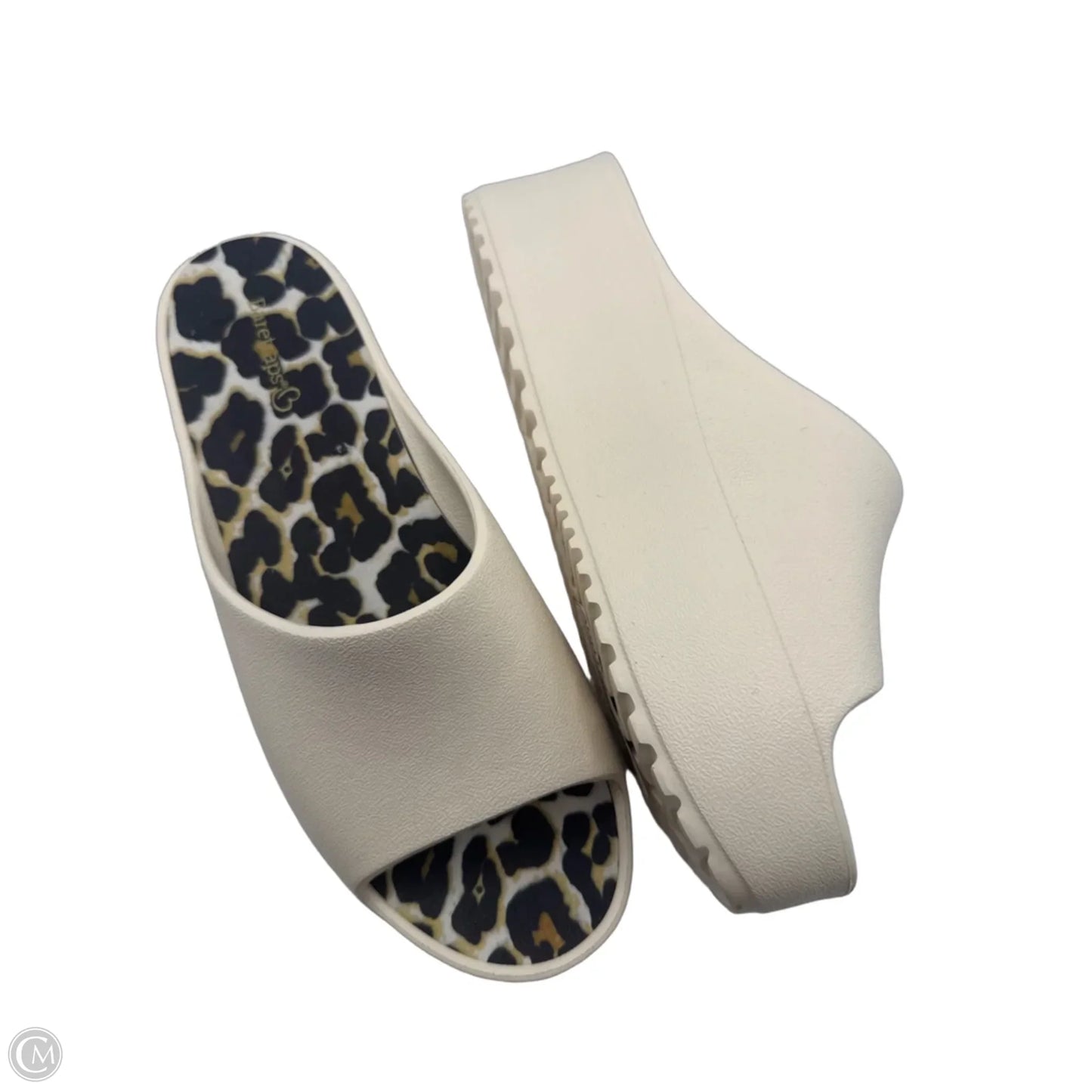 Sandals Heels Platform By Bare Traps In Cream, Size: 8