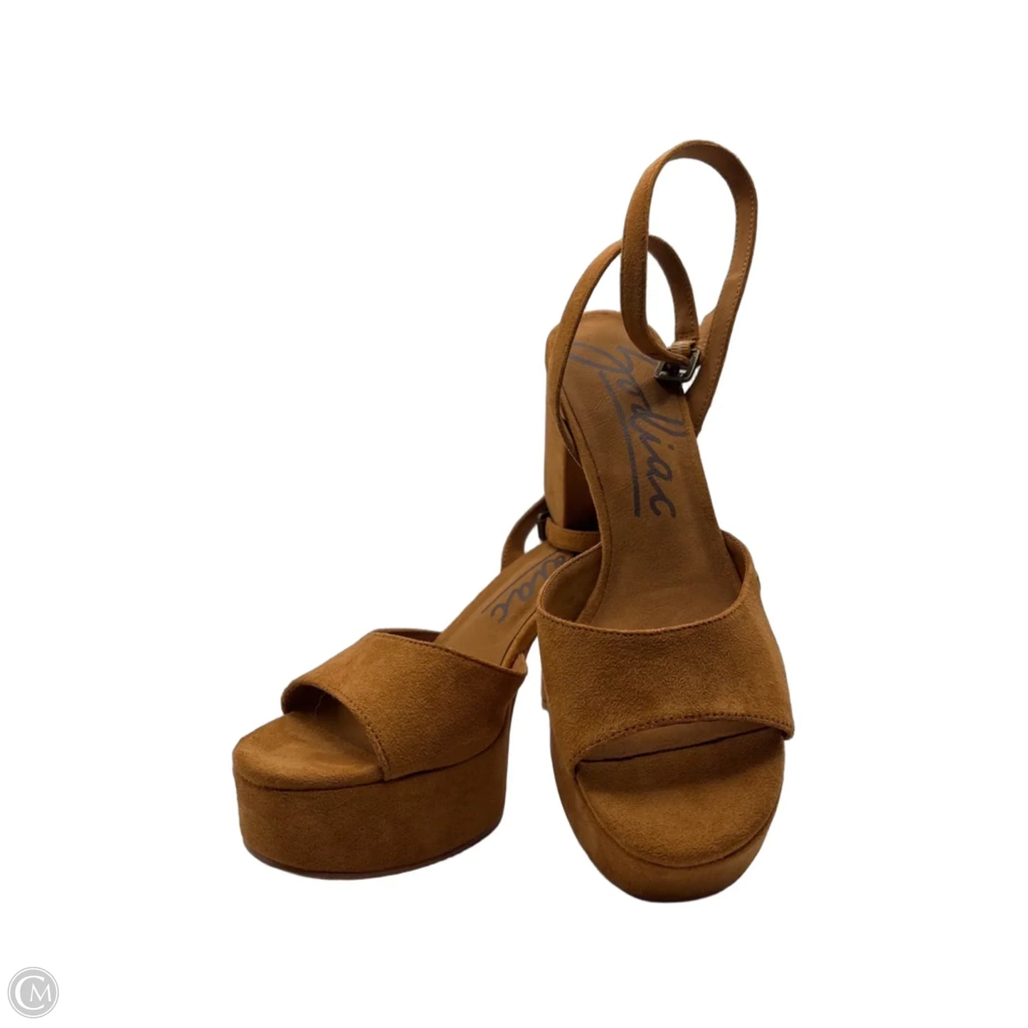 Shoes Heels Block By Zodiac In Brown, Size: 9.5