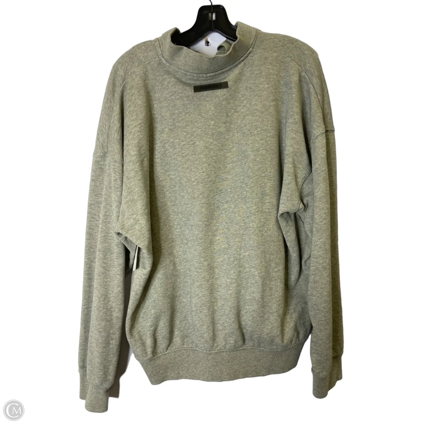 Sweatshirt Collar By Cma In Grey, Size: S