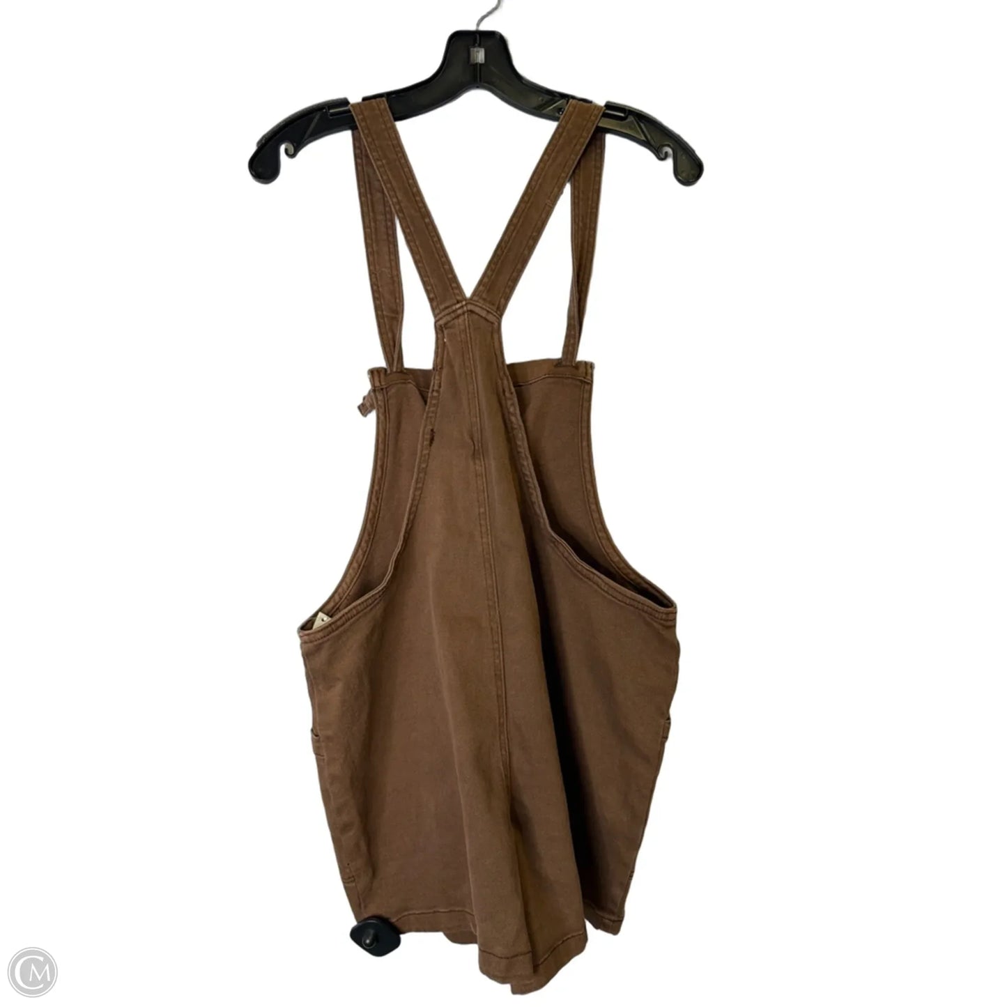 Shortalls By Zenana In Brown, Size: M